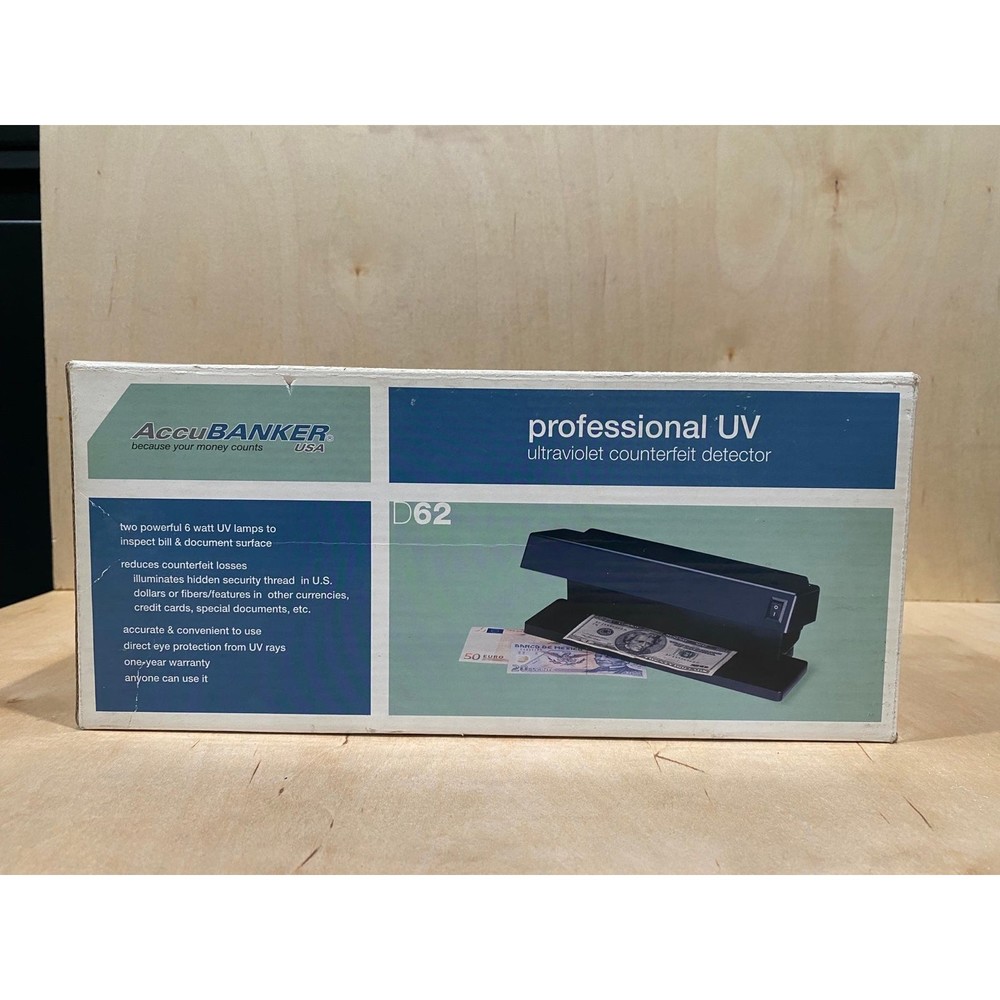AccuBanker Professional UV Counterfeit Dollar detector